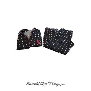 Victoria's secret pajama set, medium. Snowman matching set. Free shipping